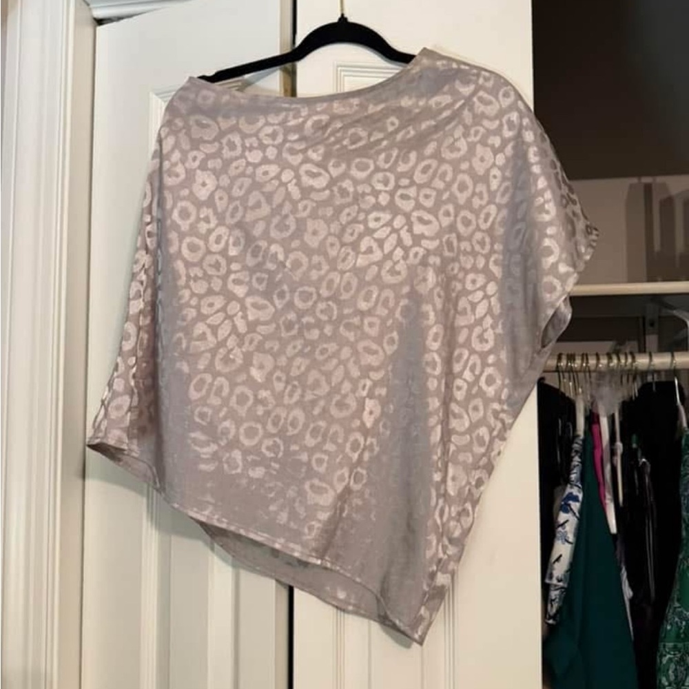 Boutique One Shoulder Leopard Print Women's Top